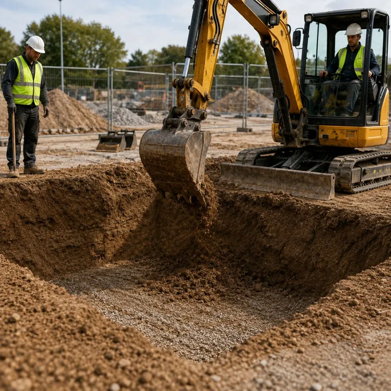 Excavation — system visualisation