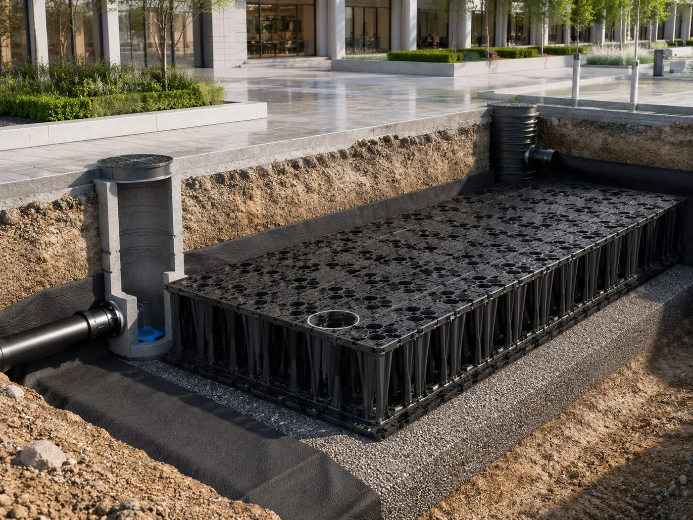 Fluidverse stormwater module system visualisation