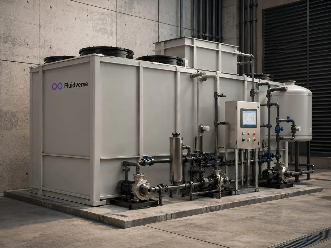 Fluidverse packaged wastewater treatment plant